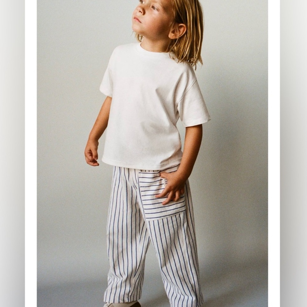 ZARA KIDS STRIPE PANTS